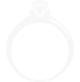 white icon of diamond engagement ring