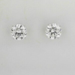 14kw Milestones Lab Grown Diamond Stud Earrings 4.00ct F/g Vs2-si2 - 001-191-00409