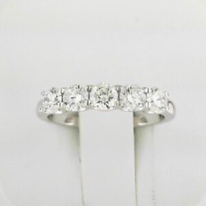 14kw Milestones Lab Grown Diamond Ring Dia Tw 1.00ct F/g Vs2-si1 - 001-191-00501