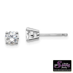 14kw Lab Grown Diamond Earrings .66tw Si1-si2 G-h - 001-191-00602