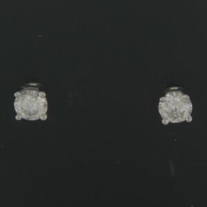 14kw Lab Grown Diamond Stud Earrings Tw .38 Vs/si G/h - 001-191-00641