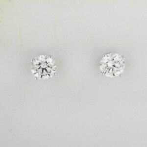 14kw Milestones Lab Grown Diamond Stud Earrings 2.00ct F/g Vs2-si2 - 001-191-00668