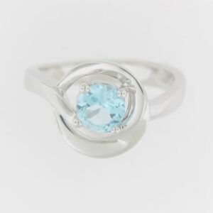 Sterling Silver Blue Topaz Ring - 001-200-01969