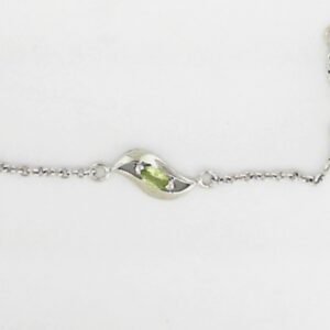 Sterling Silver Peridot .75ct Bracelet - 001-240-00038