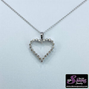 14kw Heart Pendant Diamond Tw .25 - 001-320-01347