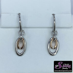 Sterling Silver Bentelli Earrings Diamond Tw .02 - 001-610-01096