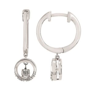 Shimmeirng Diamonds Earrings Diamond Tw .03 - 001-610-01231