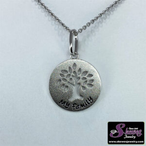 Sterling Silver Family Tree Pendant - 001-630-02088