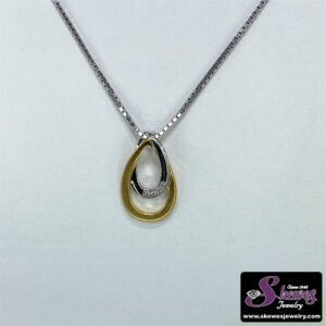 Sterling Silver/gp Pendant With Dia Tw .02 - 001-630-02145