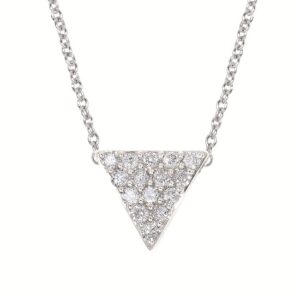Sterling Silver Diamond Pendant Dia Tw .16 - 001-630-02337