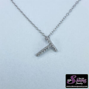 Sterling Silver 162 Micro Pave Cz Pendant- T - 001-630-02384