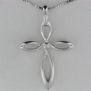 Diva Diamonds Sterling Silver Pendant With Diamond Tw .01 - 001-630-02452