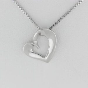 Sterling Silver Diva Diamonds Pendant Dia Tw .01 - 001-630-02456