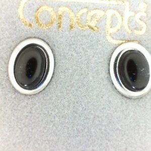 Concept Genuine Onyx 6x4 Earrings - 001-650-01820