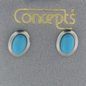 Concept Genuine Turquoise Earrings - 001-650-01885