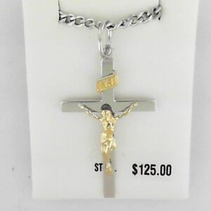 Sterling Silver Crucifix - 001-660-01113