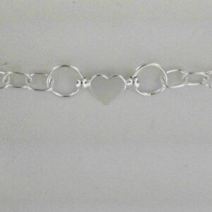 Sterling Silver Heart Bracelet - 001-690-00552
