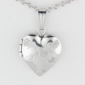 Sterling Silver Baby Heart Locket - 001-710-01131