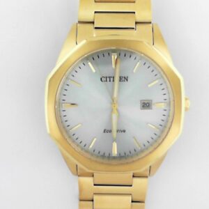 Citizen Eco-Drive Men's Yellow Gold-Tone Watch