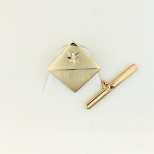 Elegant Diamond Tie Tack