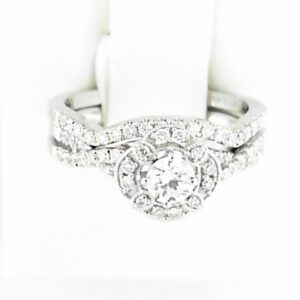 Elegant 14K White Gold Lab Grown Diamond Semi-Mount Ring