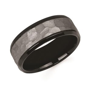 Tantalum Black 8mm Band, Size 10.5