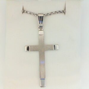 Elegant Sterling Silver Cross Pendant