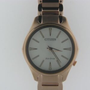Rose Gold Citizen Eco Drive Ladies Watch