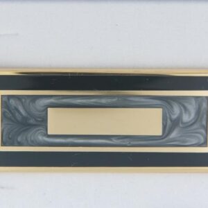 Stylish Black and Grey Money Clip in Choice of Metal