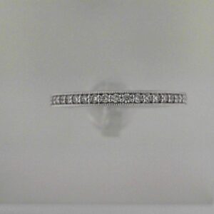 14K White Gold Lab Grown Diamond Wedding Band