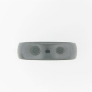 7mm Black Ceramic Band - Size 11.5