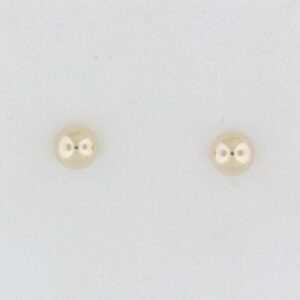 14K Yellow Gold 5mm Ball Stud Earrings