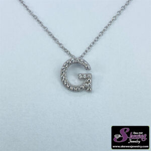 Sterling Silver Micro Pave CZ Pendant
