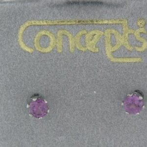 Stainless Steel White Rhodolite Drop Earrings