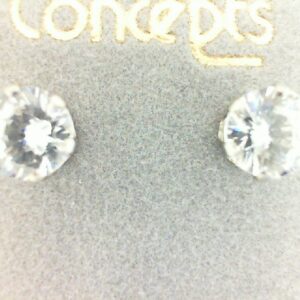 Elegant 6MM Cubic Zirconia Earrings