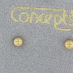 Elegant Ball Stud Earrings in Choice of Metal