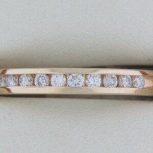 14K Yellow Gold Diamond Band with .25 Carat Total Weight