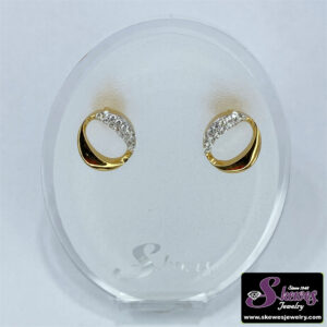 Elegant Sterling Silver and White Sapphire Earrings