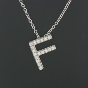 Sterling Silver Micro Pave CZ Pendant