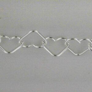 Elegant Sterling Silver Heart Bracelet
