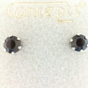 Customizable White Metal Semi-Mount Earrings