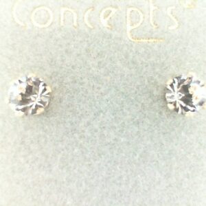 Versatile Metal Gemstone Stud Earrings