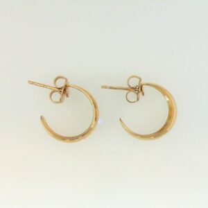 Concept Small Hoop Earrings in Choice of Metal