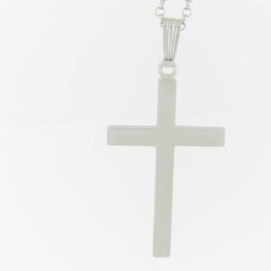 Elegant Sterling Silver Cross Pendant