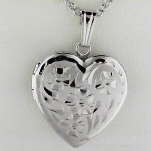 Timeless Sterling Silver Heart-Shaped Locket