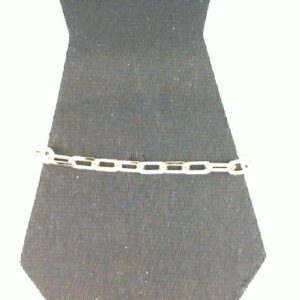 Elegant Open Link Tie Chain in Mixed Metals