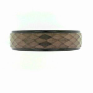 Tungsten Hammered Finish Wedding Band