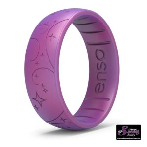 Etched Silicone Ring with Fairy Magic Design