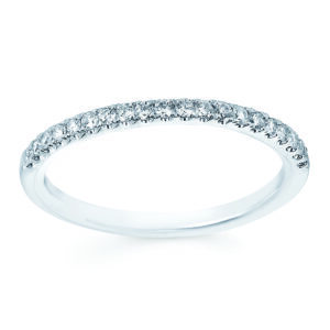 14K White Gold Lab Grown Diamond Band