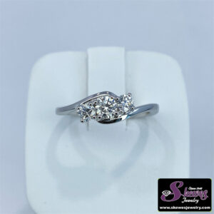 14K White Gold Lab Grown Diamond Fashion Ring